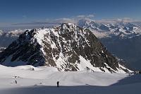 Photo 010 L'Aiguille Rouge - au fond le Mt Blanc est déjà bien couvert
